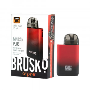 MinicanУстройство Brusko Minican Plus 850 мАч, Черно-красный градиент