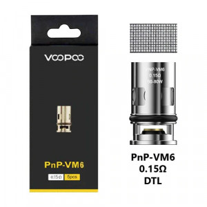 VoopooИспаритель VOOPOO PnP-VM6 0.15 Ом DL