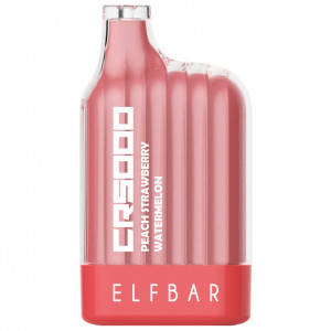 Elf Bar CR5000Peach Strawberry Watermelon