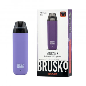 MinicanУстройство Brusko Minican 3 700 мАч Светло-Фиолетовый