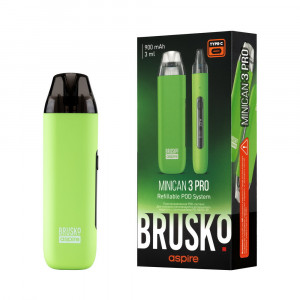 MinicanУстройство Brusko Minican 3 Pro 900 мАч Светло-Зеленый