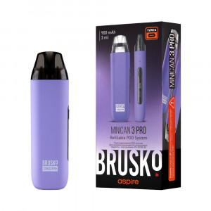MinicanУстройство Brusko Minican 3 Pro 900 мАч Светло-Фиолетовый
